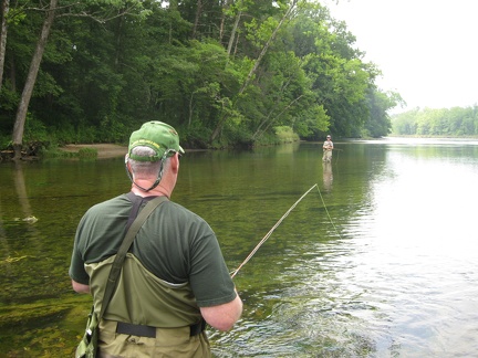Fishing - Dad and Erynn Casting